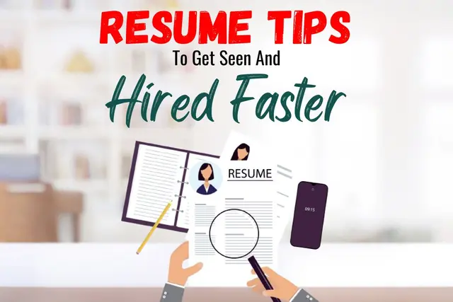 Top Resume Tips to Get Hired Faster